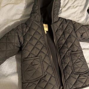 Kids Quilted Jacket - Navy Blue